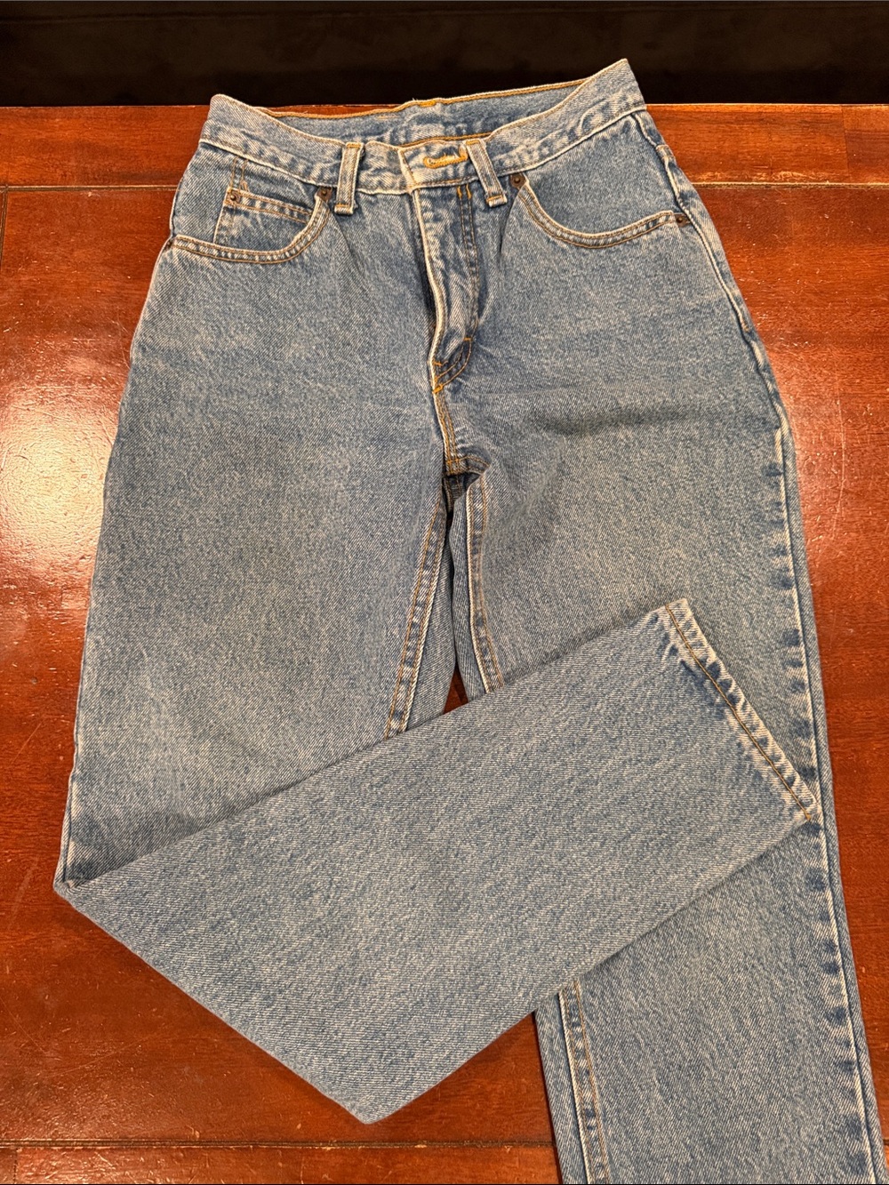Calvin Klein Jeans Vintage Wash Blue Boyfriend Denim - Picture 1 of 4